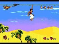 une photo d'Ã©cran de Disney s Aladdin sur Sega Megadrive